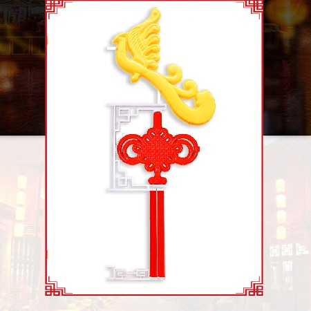 鳳形中國(guó)結(jié)燈節(jié)日喜慶亮化工程景觀燈led戶(hù)外防水中國(guó)結(jié)掛件